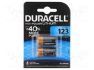 Battery: lithium; 3V; CR123A,R123; non-rechargeable; Ø17x34mm DURACELL