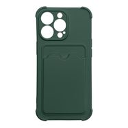 Card Armor Case Pouch Cover For iPhone 13 Mini Card Wallet Silicone Air Bag Armor Green, Hurtel