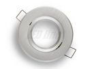 Встраиваемый светильник, круглый, регулируемый, алюминий, серебристый, LED line®