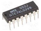 IC: digital; multiplexer; Ch: 4; DIP16; TTL NTE Electronics