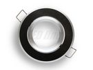 Встраиваемый светильник, круглый, регулируемый, алюминий, черный, LED line