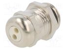 Cable gland; multi-hole; M16; 1.5; IP65; brass; Holes no: 2; 3mm HUMMEL