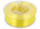 Filament: SILK; Ø: 1.75mm; yellow (bright); 225÷245°C; 1kg DEVIL DESIGN