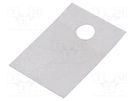 Heat transfer pad: mica; TO220; L: 18mm; W: 12mm; transparent ALUTRONIC