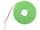 NEON LED tape; green; 2835; 24V; LED/m: 120; 6mm; IP65; 8W/m IPIXEL LED