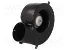 Fan: AC; blower; 230VAC; Ø140mm; 390m3/h; ball bearing; 1800rpm EBM-PAPST