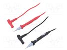 Test leads; Urated: 60VDC; Len: 1.07m; test leads x2 