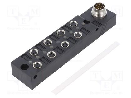 Distribution box; M8; PIN: 3; socket; 2A; with LED indicators; IN: 8 LAPP 22260036