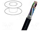 Wire: test lead cable; hybrid,MOTIONLINE® ADVANCED; black; PUR NEXANS