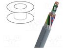 Wire; MOTIONLINE® ADVANCED; 4x0.34mm2; unshielded; 300V; Cu; grey NEXANS