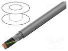 Wire; MEGAFLEX® 500-C; 25G1mm2; tinned copper braid; LSZH; grey HELUKABEL