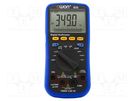 Digital multimeter; Bluetooth; LCD; 3 5/6 digits; 3x/s; -50÷400°C OWON