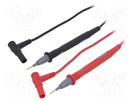 Test leads; Urated: 60VDC; Len: 1.07m; test leads x2 