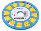 Markers; Marking: L1; 2.5÷5mm; PVC; yellow; -30÷80°C; leaded; CLI C WEIDMÜLLER