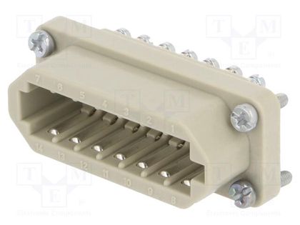 Connector: HDC; female; EPIC STA; PIN: 14; size H-A 10; 7.5A; 60V LAPP 10491100