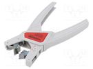Stripping tool; Øcable: 3.2÷4.4mm; Wire: round; Tool length: 166mm JOKARI