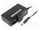Power supply: switched-mode; mains,plug; 48VDC; 0.5A; 24W; 88% XP POWER