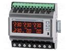 Meter: network parameters; for DIN rail mounting; LCD; N43; 230V LUMEL