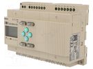 Programmable relay; IN: 12; OUT: 8; OUT 1: relay; ZEN-20C; IP20 OMRON