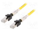Connecting cable; IP20; 30VDC; 1A; 1m; XS6; -25÷75°C; Colour: yellow OMRON