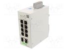 Switch Ethernet; managed; Number of ports: 10; 24÷48VDC; RJ45,SFP WAGO