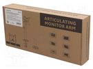 Monitor holder; 8kg; 17÷32"; Arm len: 36mm; for one monitor LOGILINK