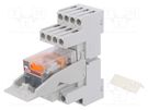 Relay: interface; 4PDT; Ucoil: 230VAC; for DIN rail mounting ABB
