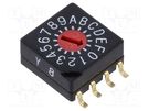 Encoding switch; Pos: 16; SMD; 100mΩ; DC load @R: 0.03A/15VDC KNITTER-SWITCH