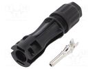 Connector: solar; male; 4÷6mm2; with contacts; crimped; plug; 35A CABUR