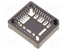 Socket: integrated circuits; PLCC32; SMT; phosphor bronze; 1A ADAM TECH