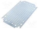 Mounting plate; W: 150mm; L: 265mm; Thk: 1.8mm; microperforated SCHNEIDER ELECTRIC