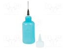 Tool: dosing bottles; blue (bright); polyetylene; 60ml; ESD EUROSTAT GROUP