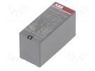 Relay: electromagnetic; DPDT; Ucoil: 110VAC; 8A; max.250VAC; PCB ABB