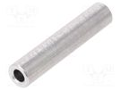 Spacer sleeve; 30mm; cylindrical; aluminium; Out.diam: 6mm DREMEC