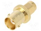 Adapter; BNC female,SMA male; Insulation: PTFE; 50Ω MUELLER ELECTRIC