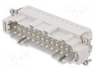 Connector: HDC; contact insert; male; EPIC H-BE; PIN: 24; 24+PE LAPP