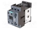 Contactor: 3-pole; NO x3; Auxiliary contacts: NO + NC; 110VAC; 17A SIEMENS