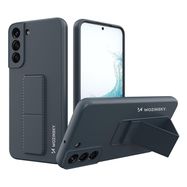 Wozinsky Kickstand Case silicone stand cover for Samsung Galaxy S22 + navy blue, Wozinsky
