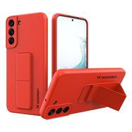 Wozinsky Kickstand Case silicone stand cover for Samsung Galaxy S22 + red, Wozinsky