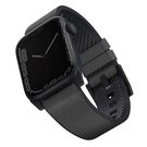 UNIQ pasek Straden Apple Watch Series 4/5/6/7/8/SE/SE2/Ultra 42/44/45mm. Leather Hybrid Strap grey/szary, UNIQ