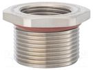 Reduction of threads for glands; Int.thread: M32; brass; nickel HUMMEL