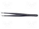 Tweezers; Blade tip shape: for cutting; Tweezers len: 125mm; ESD BERNSTEIN