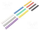 A kit of cable labels; Marking: 0; 1; 2; 3; 4; 5; 6; 7; 8; 9 Goobay