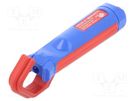 Stripping tool; Øcable: 28÷35mm; Wire: round; Tool length: 140mm WEICON