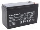 Re-battery: acid-lead; 12V; 7.2Ah; AGM; maintenance-free QOLTEC
