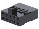 Plug; pin strips; male/female; Mini-PV™; 2.54mm; PIN: 10; for cable Amphenol Communications Solutions