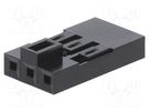 Plug; pin strips; male/female; Mini-PV™; 2.54mm; PIN: 3; for cable Amphenol Communications Solutions