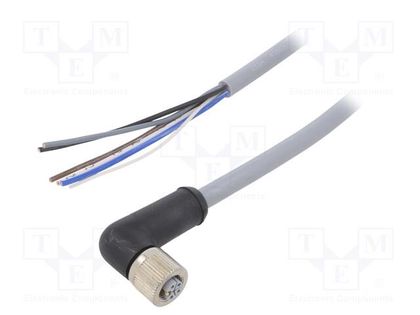 Connection lead; M12; PIN: 5; angled; 1.5m; plug; 63VAC; 12A; PUR,PVC MURR ELEKTRONIK 7000-P4231-9660150