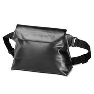 PVC waterproof pouch / waist bag - black, Hurtel