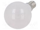 LED lamp; cool white; E14; 230VAC; 470lm; P: 4.5W; 180°; 6500K V-TAC
